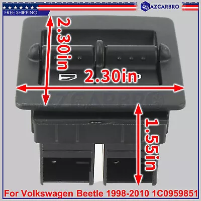 Front Driver Side Window Switch Control Left For 1998-2010 Volkswagen VW Beetle • $19.99