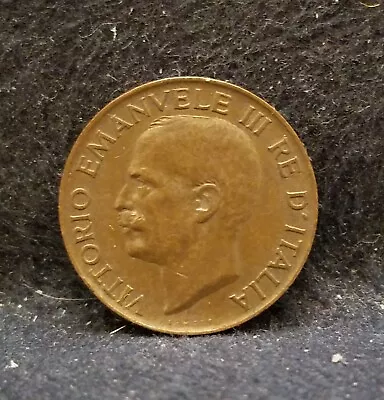 1923-R Italy 5 Centesimi Victor Emmanuel III KM-59 • $1.99