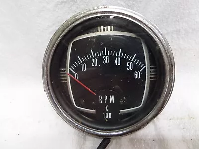 Mercury Quicksilver Vintage Tachometer Dash Gauge 0-6000 Rpm Boat Motor • $38.99