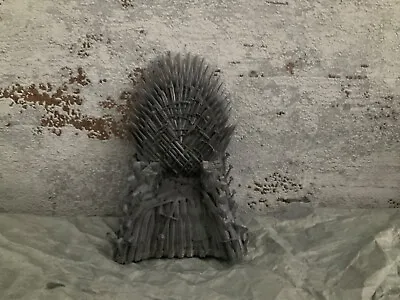 Game Of Thrones Throne Unofficial 3D Cake Topper Keepsake Lightweight SilverGrey • £19.99