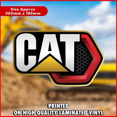 CATERPILLAR STICKER - CAT DECAL LARGE - Machinery Truck 4WD 4x4 Sticker Decal • $24