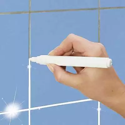 £3.05 • Buy TILE GROUT WHITENING PEN ANTI MOULD REPAIR RESTORES WHITE KITCHEN BATHROOM Pens