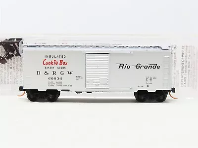 N Scale Micro-Trains MTL 20110 D&RGW Cookie Box 40' Standard Box Car #60034 • $29.95