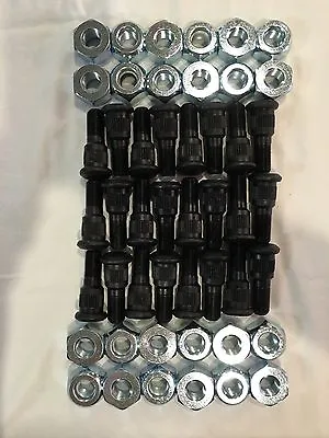 M35a2 2.5 Ton 24 Rh Lug Nut And Stud Kits M35 Rockwell M109 Military Truck Mud • $199.99