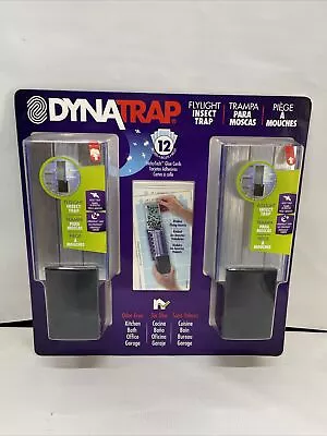 DynaTrap Flylight Indoor Insect Bug Trap Wall Plug-in Electric Light 2 Pack New • $59.95