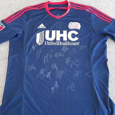 New England Revolution Team Jersey 2015 Adidas Signed Autograph MLS US Football • $99.87