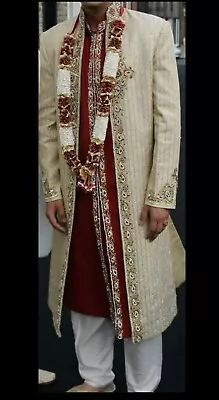 Mens Sherwani Asian Indian/Pakistani Wedding - 40/M Size • £40