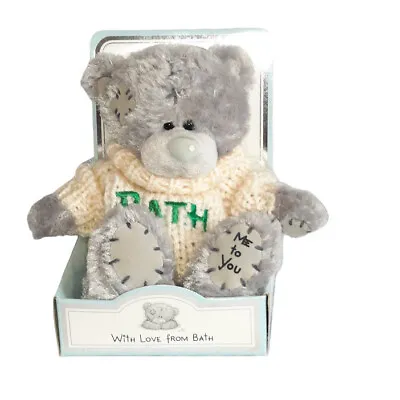 Me To You Gray Teddy Bear With Love From Bath Carte Blanche Plush Toy 6  NEW • $18