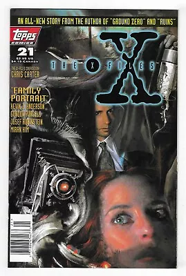 The X Files #21 TOPPS COMIC BOOK Sci-Fi Fox TV Show Movie 1996 Newsstand SP NM? • $0.99