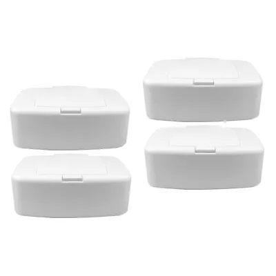  4 Pcs Tissue Holder Napkin Dispenser Wipes Storage Box Tissue Storage Box Wipe • £19.25