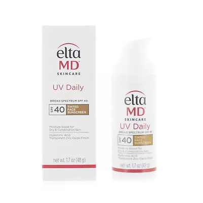 Elta MD UV Daily Broad Spectrum SPF 40 Tinted Sunscreen 48g 1.7oz EXP 05/2026 NE • $31.90