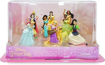 £21.99 • Buy Disney Official Princess Deluxe Figurine Playset - Tiana, Belle, Jasmine & More