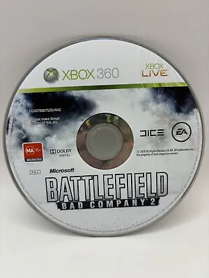 Battlefield Bad Company 2 XBOX 360 Microsoft PAL - DISC ONLY - *Tested* • $0.99