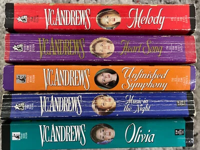 $15 • Buy V.C. Andrews Complete Logan Family Series ~ 5 PB Book Lot