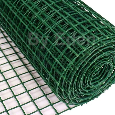 £17.97 • Buy Coated Green Plastic Wire Mesh Garden Netting Fencing Border Protection