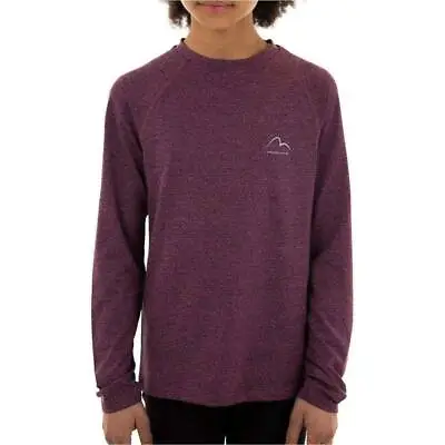 More Mile Junior Running Top Purple Long Sleeve Sports T-Shirt Girls Ages 7-16 • £8.50