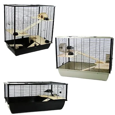 Hamster Rat Degu Cage Pet Animal Plaza Langham Grosvenor Belfry With Accessories • £46.74
