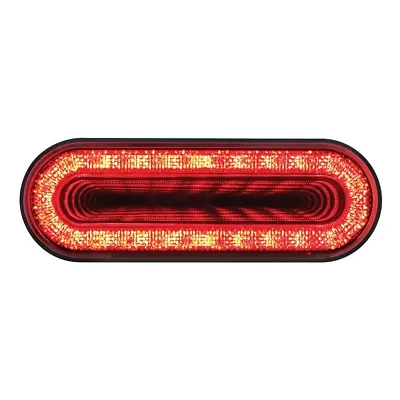 Oval 6  Mirage 24 LED Stop Turn Tail Light Red Lens Super Bright!! 36656 • $21.19