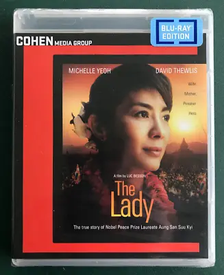 The Lady (Blu-ray) Michelle Yeoh 2011 True Story FACTORY SEALED Ohio Seller • $22.44