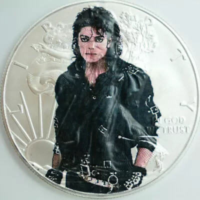 Michael Jackson American Silver Eagle 1oz .999 Limited Edition Dollar Coin • $77.50