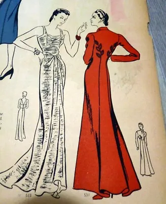 RARE VTG 1930s VOGUE PATTERNS CATALOG 1937 • $19.99