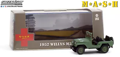 Greenlight 1/43 M*A*S*H MASH 1952 Willys M38 A1 Jeep 86590 • $9.99