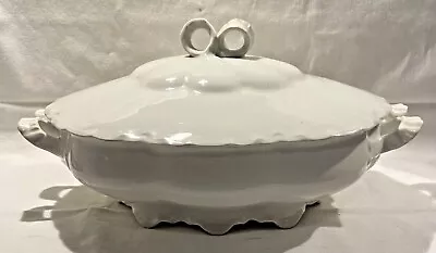 Habsburg China M. Z. Austria Oval Covered Vegetable Dish Bowl Moritz Zdekauer • $59.99