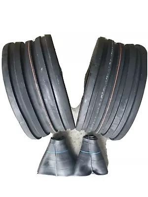 2 - 18x8.50-8 Vredestein V61 6-Ply 5-Rib Deep Tires And Tubes • $191