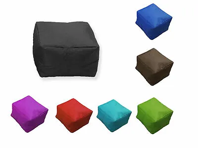 Beanbag Pouffe Chair Footstool In/Outdoor Garden Seat Waterproof 30cm COVER ONLY • £9.95