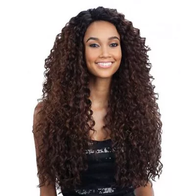 FreeTress Equal Deep Invisible L Part Lace Front Wig Kitron (COLOUR 1) • £59.99