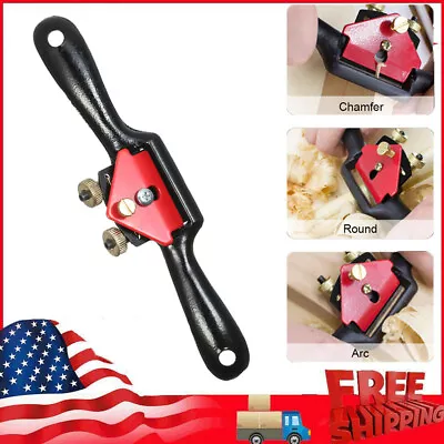 9  Spoke Shave Plane Wood Planer Woodworking Tool Adjustable Cutting Depth X1D8 • $9.99