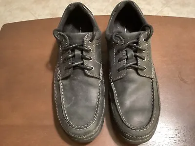 Rockport Men’s Black Leather Walking Shoes Size 10 M — Outstanding Condition! • $16.50