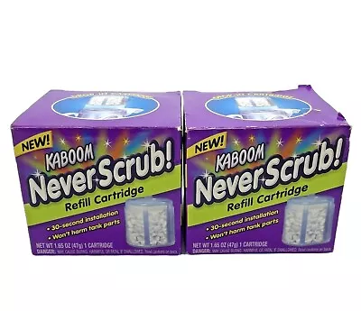Kaboom Never Scrub Toilet Drop In Refill Cartridges 2 Refills • $15.99