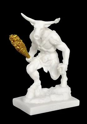 Minotaur - Ancient Mythical Creature Crete Labyrinth Theseus - Alabaster  • $64.90