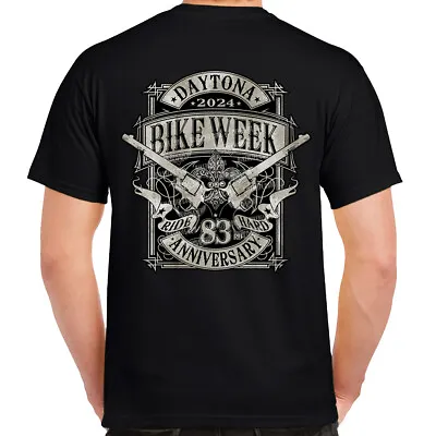 2024 Bike Week Daytona Beach Ride Hard T-Shirt • $16.99