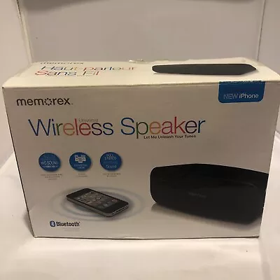 Brand New Memorex MW212 BK Universal Wireless Bluetooth Speaker Black • $40