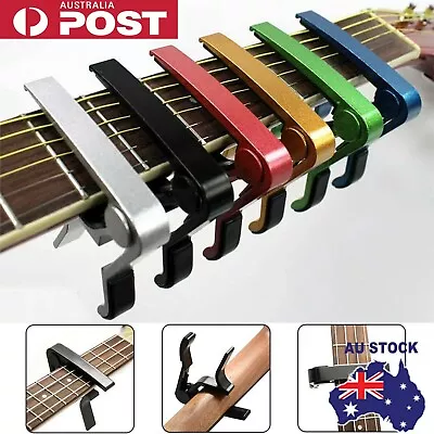 $9.95 • Buy Premium Alloy Capo Quick Change Trigger Clamp For Guitar Banjo Ukulele Mandolin