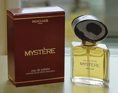 Vtg * MYSTERE By ROCHAS ** Spray EDT 50 Ml~1.7 Oz  Damaged Lid DISCONTINUED RARE • $229.95