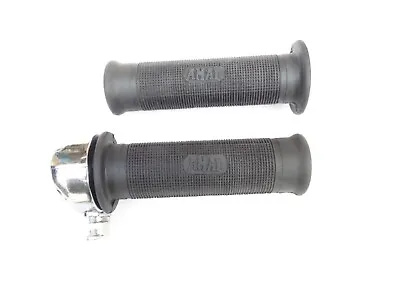 Throttle Assembly 7/8  Amal Type W/Classic Grid Grips Universal BAR0068 #V132 • $44