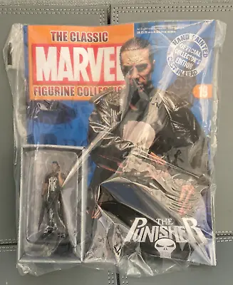 Eaglemoss Marvel Classic Collection The Punisher No 19 Display Figure And Mag • £9.99