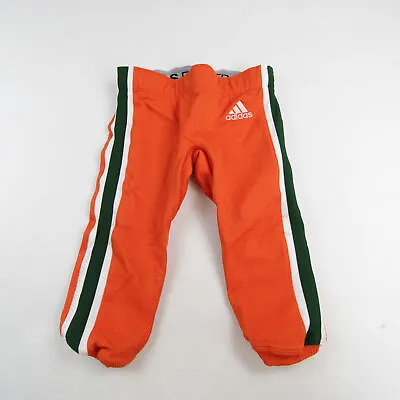Miami Hurricanes Adidas Football Pants Men's Orange New • $14.70
