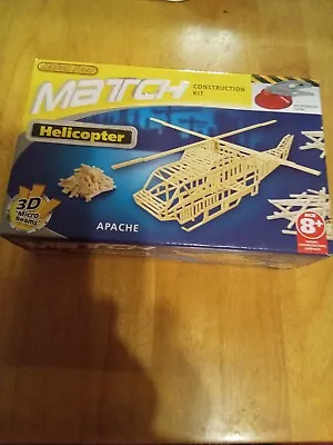 Matchstick Model Kit Helicopter • £10