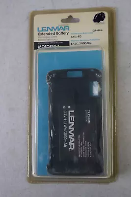 Lenmar Motorola Atrix 4G Cell Phone Extended Battery CLZ468M 3.7V 11.1Wh 3000mAh • $13.99