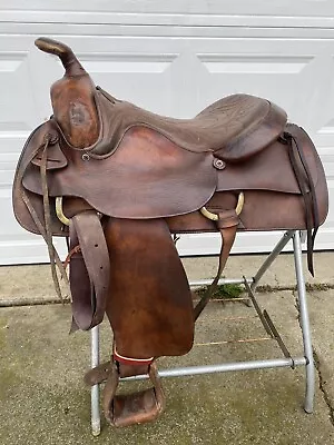 Used/Vintage 17   TexTan Western Roping Saddle • $425