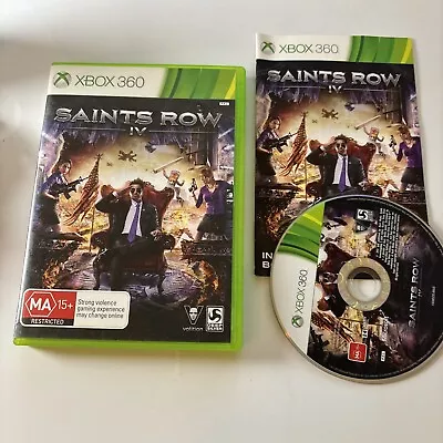 Saints Row IV Microsoft Xbox 360 PAL Game With Manual Complete • $14.99