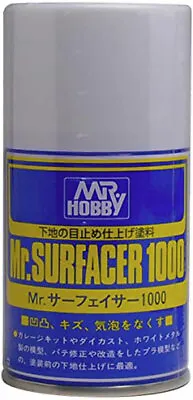  GSI Creos - Mr Hobby #B505 Mr. Surfacer 1000 Gray Spray Primer (100ml) • $9.99