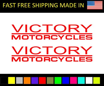 Victory Decals Gas Tank USA Stickers Motorcycle Motorcycles Emblem Logo • $19.99