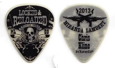 Miranda Lambert Chris Kline Glow Guitar Pick #2 - 2013 Locked And Reloaded Tour • $9.99