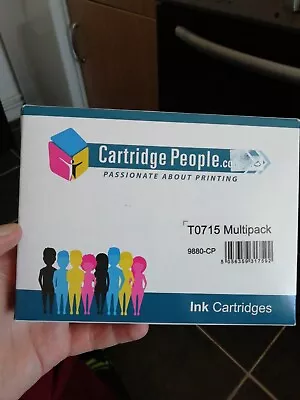 £8.99 • Buy T0715 Multipack 4 Ink Cartridge For EPSON Stylus DX8450 DX7450 Cheetah