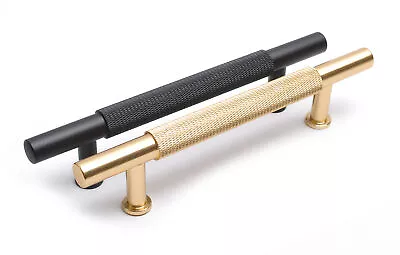 Door Handles Kitchen Cabinet Drawer Cupboard Premium Knurled T Bar Handle • £3.68